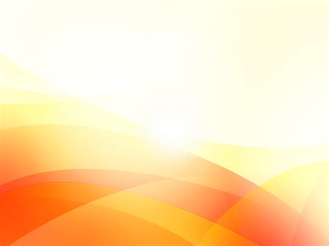 Orange Waves Backgrounds Abstract Orange White Templates Free Ppt