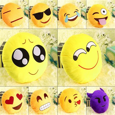 Bayar Di Tempat Mainan Boneka Bantal Yang Diisi Bentuk Emoticon Emoji