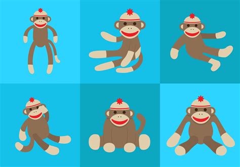 Vector Sock Monkey Download Free Vector Art Stock Graphics And Images