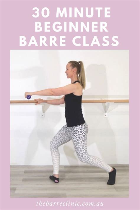 30 Min Full Body Beginner Barre Sculpting Workout No Impact No