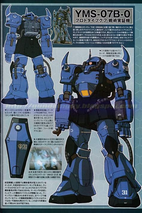 Gundam Guy Mobile Suit Gundam The Origin Mechanical Archives Image