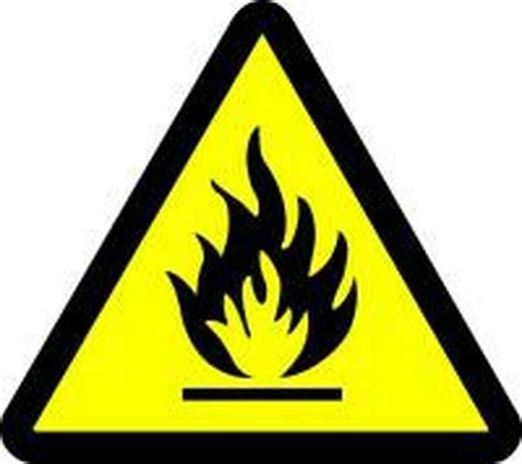 Hazard symbols are easily recognizable symbols designed to warn about hazardous materials or locations. Fire Hazard (ISO Triangle Hazard Symbol)