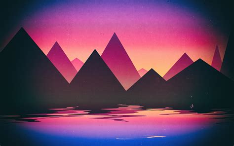 1920x1200 Pyramid Outrun 5k 1080p Resolution Hd 4k Wallpapers Images