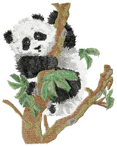Panda Free Embroidery Animals Free Embroidery Designs Machine