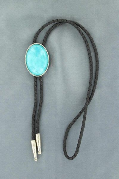 Oval Turquoise Bolo Tie Turquoise Jewelry Outfit Turquoise Bracelet