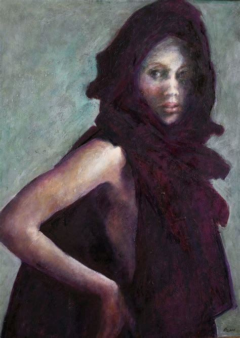 Vintage Midcentury Gamine Semi Nude Woman Oil Portrait Etsy My Xxx Hot Girl