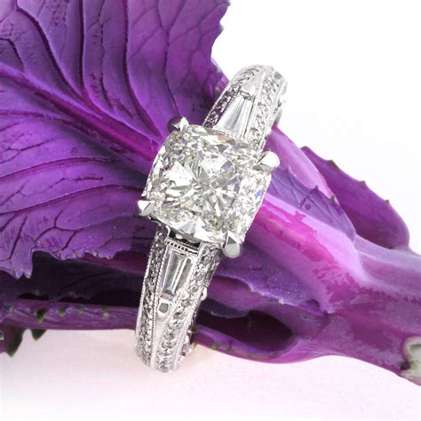 Modern Cushion Cut Diamond Engagement Rings Mark Broumand Blog