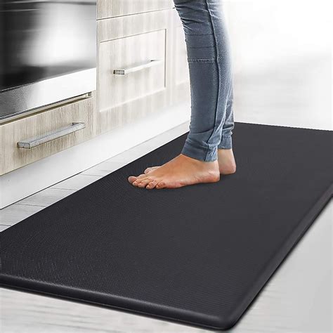 colorandgeometry anti fatigue mat kitchen rug 3 4 thick foam cushioned comfort floor