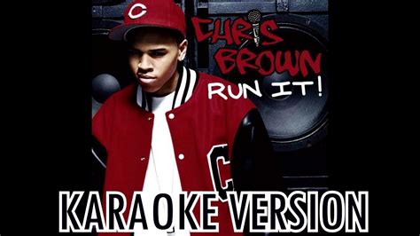 Chris Brown Run It Instrumental Backing Track Youtube