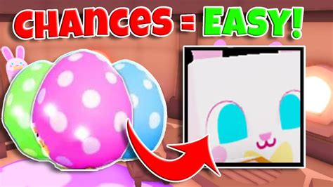 Huge Easter Bunny Hatch Chances Are Super Easy Pet Sim X Youtube