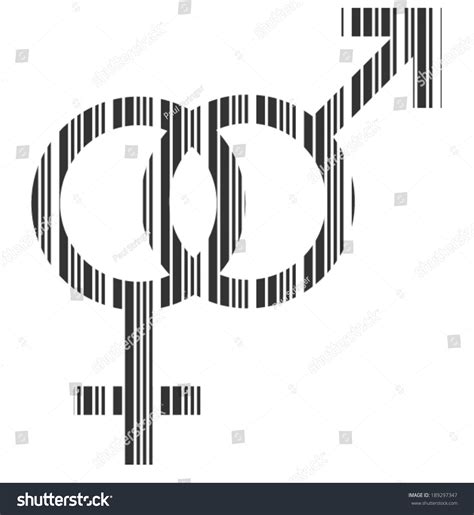 Sex Symbols Barcode Icon Stock Vector Royalty Free 189297347