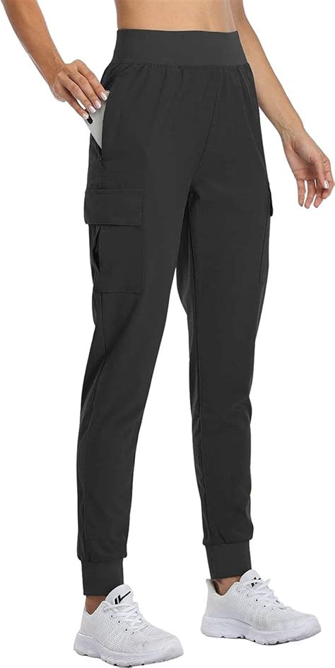 Willit Women S Cargo Joggers Lightweight Athletic Workout Pants Lounge