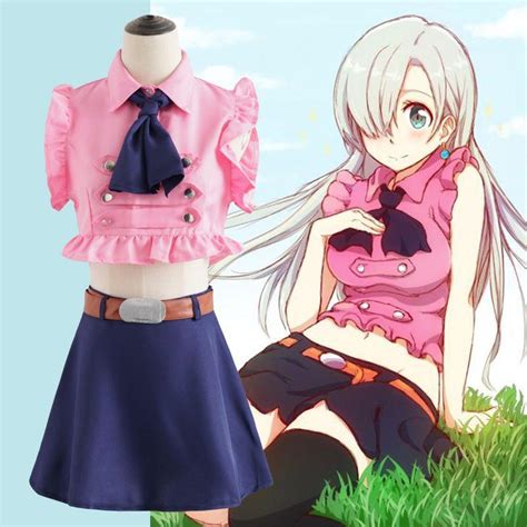 Seven Deadly Sins Elizabeth Liones Cosplay Costume 7999 The Mad
