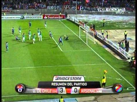 Хулио умберто грондона , sarandi , аргентина. Universidad de Chile vs Arsenal de Sarandi 3-0 (17/11/2011 ...