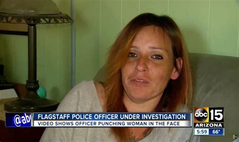 Officer Caught On Camera Punching Arizona Woman In The Face Resigns New York Daily News