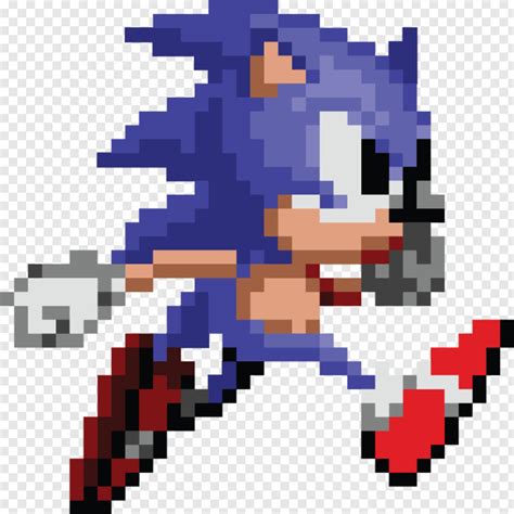 Classic Sonic 8 Bit Sonic Pixel Art Hd Png Download 771x771