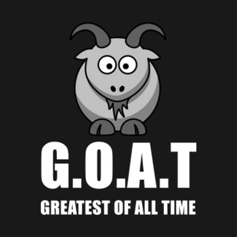 Goat Greatest Of All Time Logo