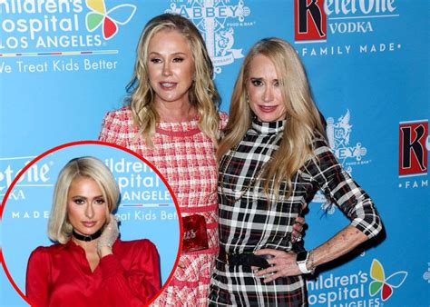 Kathy Hilton Sister Kim Was Upset Over Paris Wedding Rule