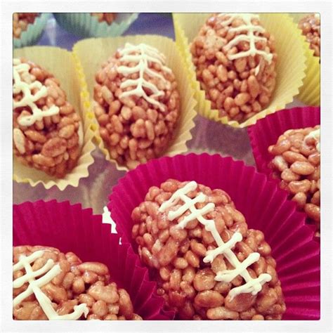 Chocolate crackles® are simple and easy to make and a hit at kids' birthday parties. Chocolate Rice Bubble and Marshmallow Footballs. | Rice ...