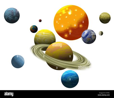 Image De Systeme Solaire White Background Planets In Our Solar System