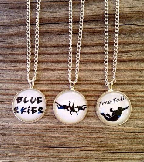 Pin On Skydive Jewelry Skydiving Necklace