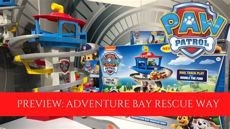 New Paw Patrol Adventure Bay Rescue Way Toy Fair 2020 Youtube