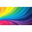 Rainbow Colors 4K Wallpaper Colorful Multi Color Waves Aesthetic 
