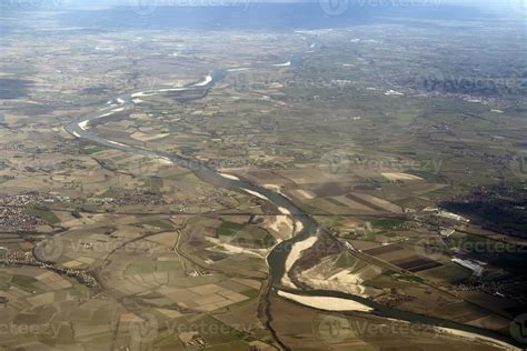Po River Valley Italy Aerial View Panorama 17361601 Stock Photo At Vecteezy