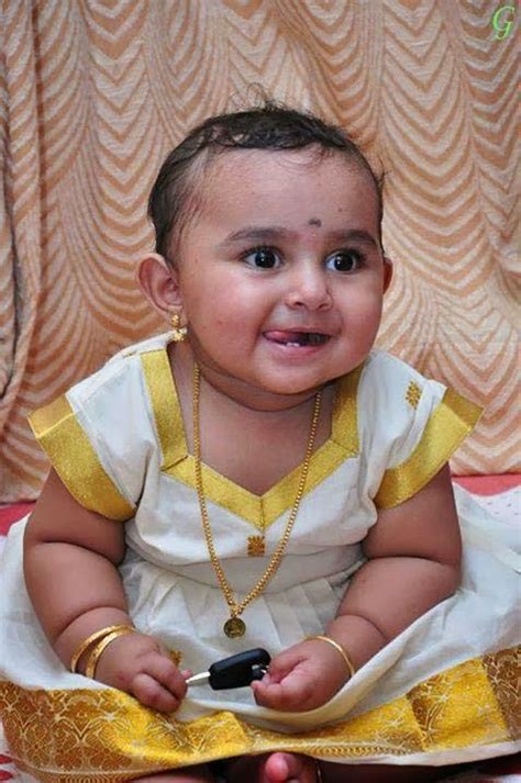 Baby Picture Kerala Traditional Dress Baby Pictures Cute Baby Girl