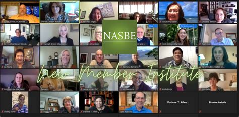 New Member Institute Nasbe National Association Of State Boards Of