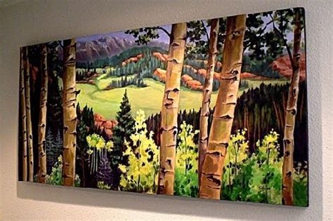 Carol Nelson Fine Art Blog Aspen Tree Landscape Painting Aspen View