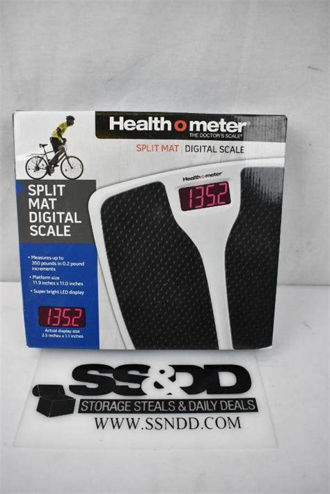 Health O Meter Digital Bathroom Scale 350 Lb Capacity Damaged Box