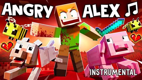 Angry Alex Minecraft Song Instrumental Youtube