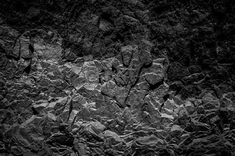 Abstract Black Rock Background Natural Stone Texture Stock Photo