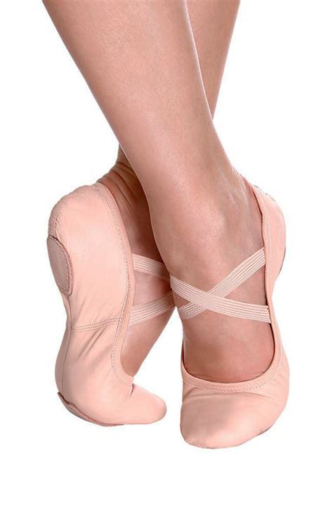 So Danca Sd60 Pink Brit Split Sole Ballet Slippers Adult Size