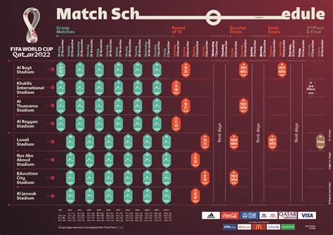 world cup 22 schedule