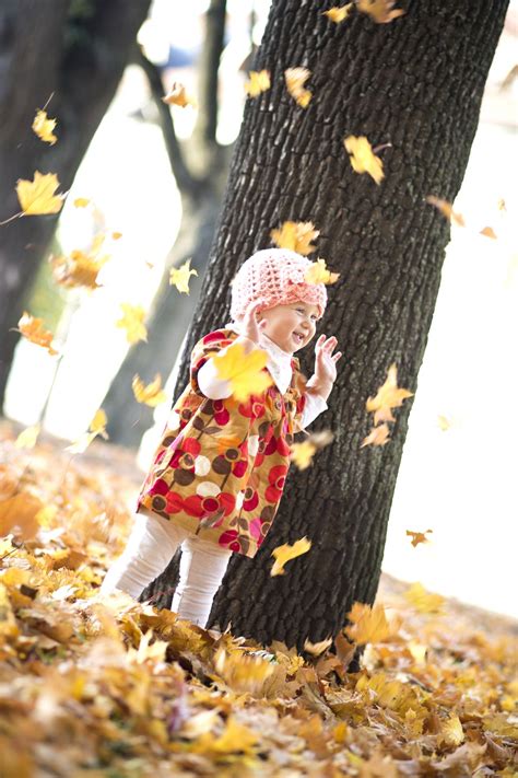 Child Playing With Autumn Leaves Free Stock Photo Public Domain Pictures