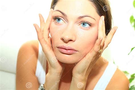 Beauty Massage Stock Image Image Of Lying Girl Acupuncture 27039823
