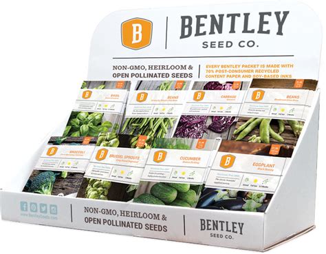 Retail Seed Display Racks And Bulk Seed Packets Bentley Seeds
