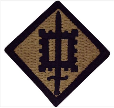 Genuine Us Army Patch 18th Engineer Brigade Embroidered On Ocp