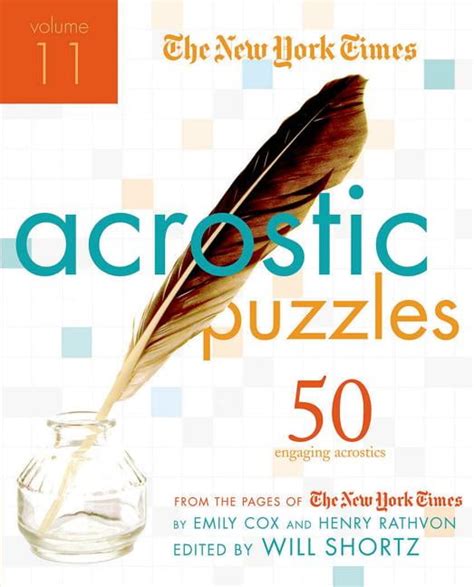 New York Times Acrostic Puzzles The New York Times Acrostic Puzzles