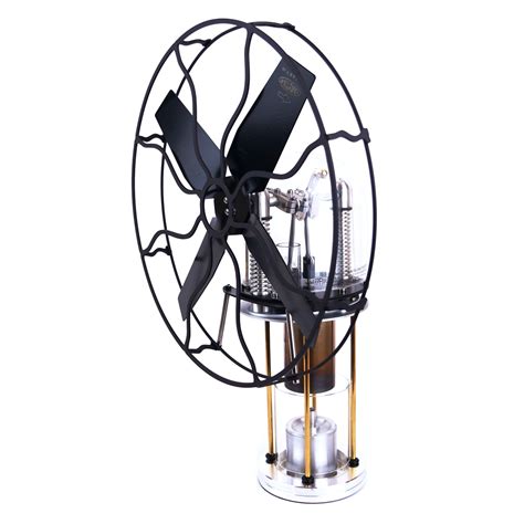 Vintage Style Fan With Alcohol Burner Windjammer Stirling Engine Fan