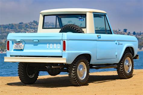 1966 Ford Bronco Fully Restored Excellent Condition Rare Half Cab U14