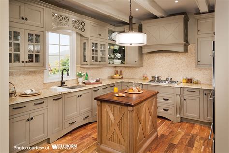 I wanted to replace one stand alone wall of cabinets and add an island in the kitchen of my previous home. Cherry maple kitchen cabinetry by Wellborn Cabinet, Inc ...