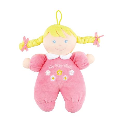 My First Doll With Rattle Tummy Blonde