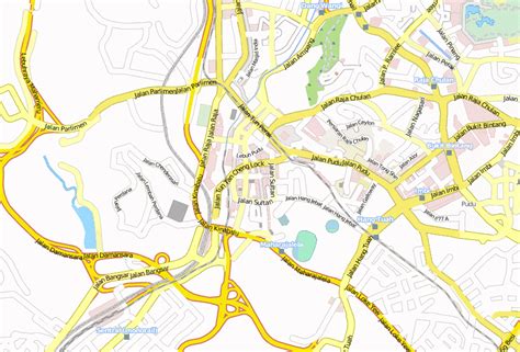 Petaling Street Stadtplan Mit Luftaufnahme Und Unterkünften Von Kuala
