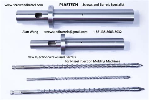 Nissei Injection Screws Barrels Cylinders Screw Tips And Other Front