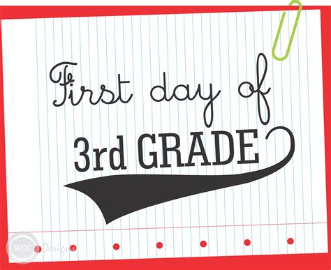 Free First Day Of School Printable Signs From Wcc Designs Catch My Party
