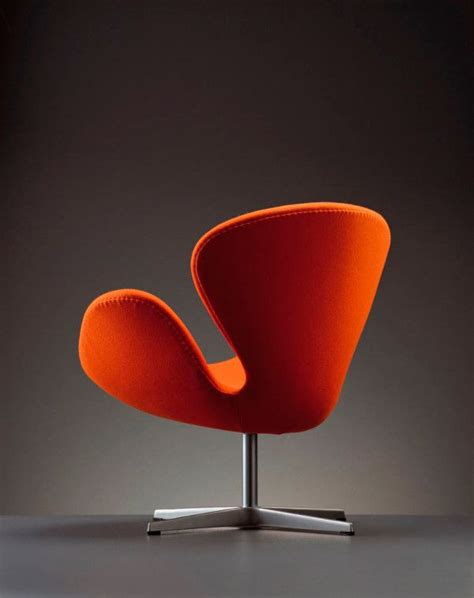 Making A Modern Mark In Manufacturing Swan Chair Swan Chair Orange