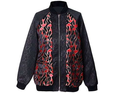 Printed Bomber Jacket The Hottest Winter Trend For Men Leather Jacket